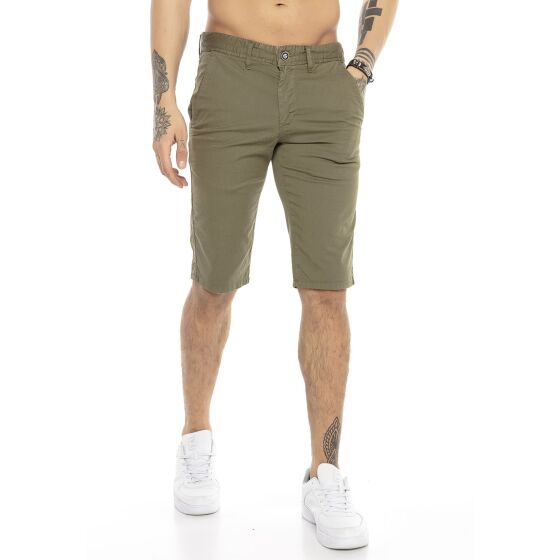 Red Bridge Herren Chino Shorts Kurze Hose Basic Clean