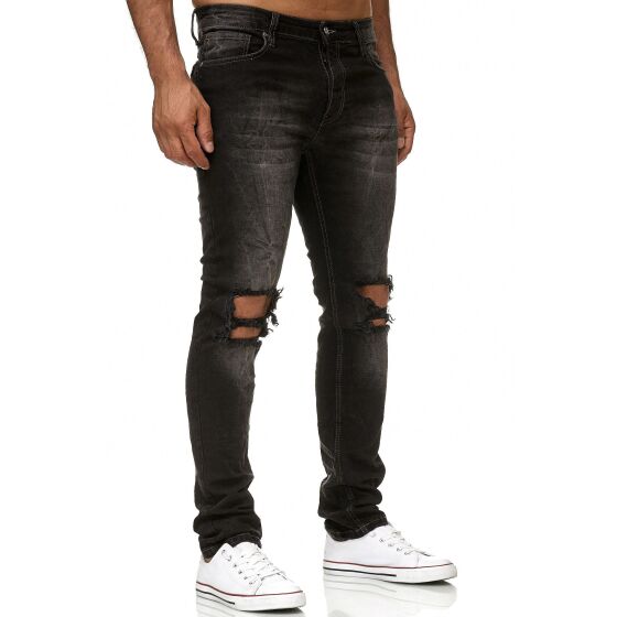 Red Bridge Herren Jeans Hose Destroyed Wrecked Knee