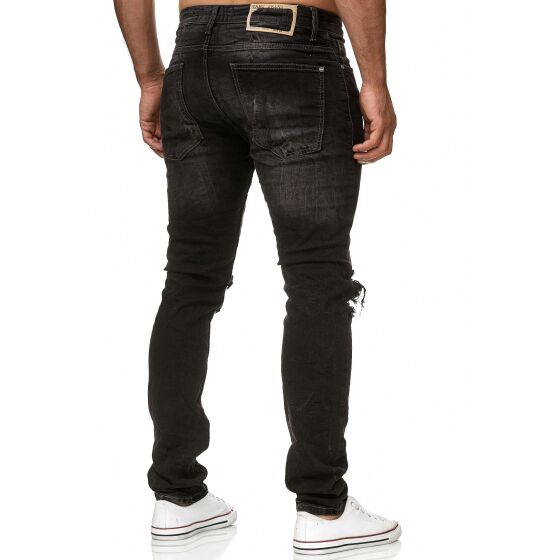 Red Bridge Herren Jeans Hose Destroyed Wrecked Knee