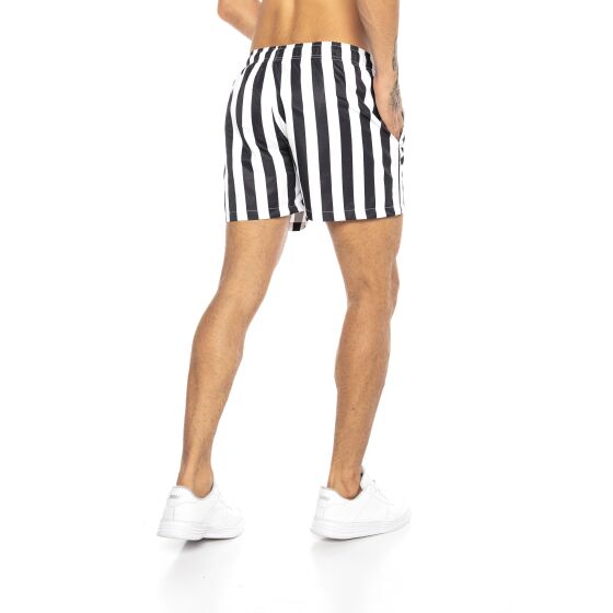 Red Bridge Herren Shorts Kurze Hose Badeshorts Schwimmhose Badehose Vertical Stripes