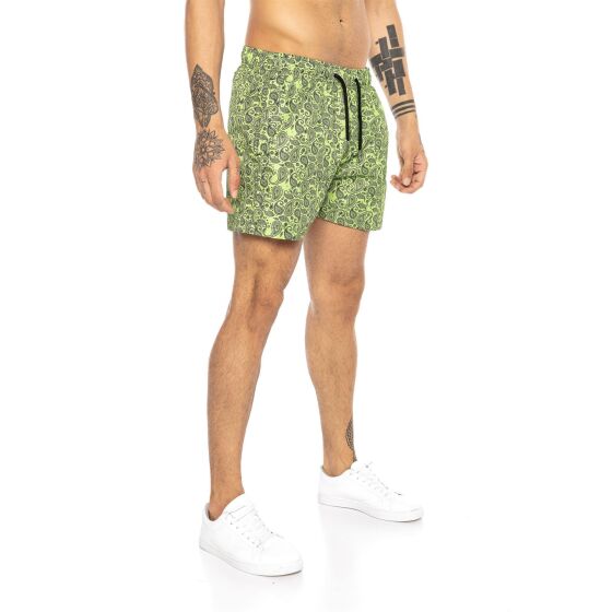 Red Bridge Herren Shorts Kurze Hose Badeshorts Schwimmhose Badehose Paisley