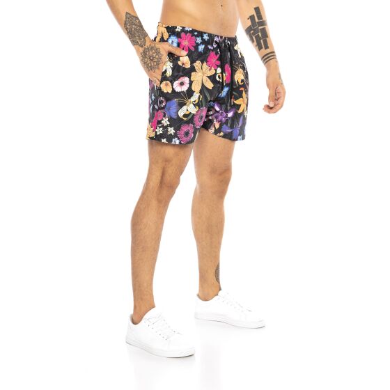 Red Bridge Herren Shorts Kurze Hose Badeshorts Schwimmhose Badehose Tropic Jungle