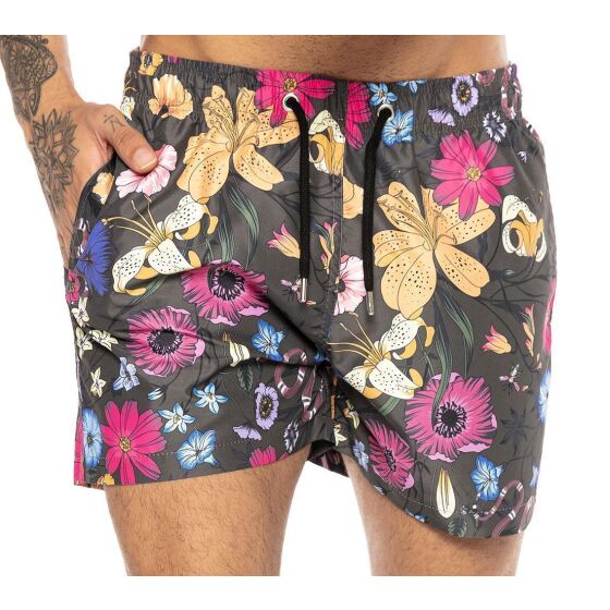 Red Bridge Herren Shorts Kurze Hose Badeshorts Schwimmhose Badehose Tropic Jungle