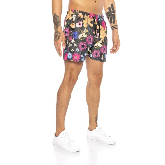 Red Bridge Herren Shorts Kurze Hose Badeshorts Schwimmhose Badehose Tropic Jungle