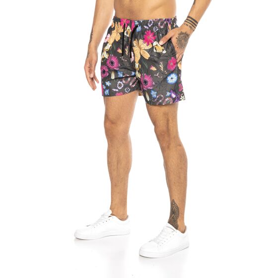 Red Bridge Herren Shorts Kurze Hose Badeshorts Schwimmhose Badehose Tropic Jungle