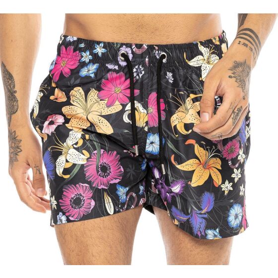 Red Bridge Herren Shorts Kurze Hose Badeshorts Schwimmhose Badehose Tropic Jungle