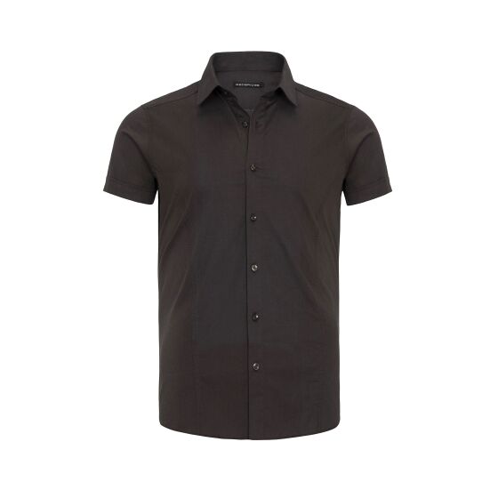 Red Bridge Mens basic design slim fit short-sleeved shirt brown