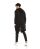Red Bridge Mens Cardigan Transition Jacket Cardigan Asymmetric Long Cut Hood