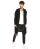 Red Bridge Mens Cardigan Transition Jacket Cardigan Asymmetric Long Cut Hood