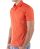 Red Bridge Mens Basic Design Slim Fit short-sleeved shirt coral