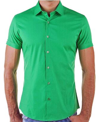 Red Bridge Herren Basic Design Slim Fit kurzarm Hemd...