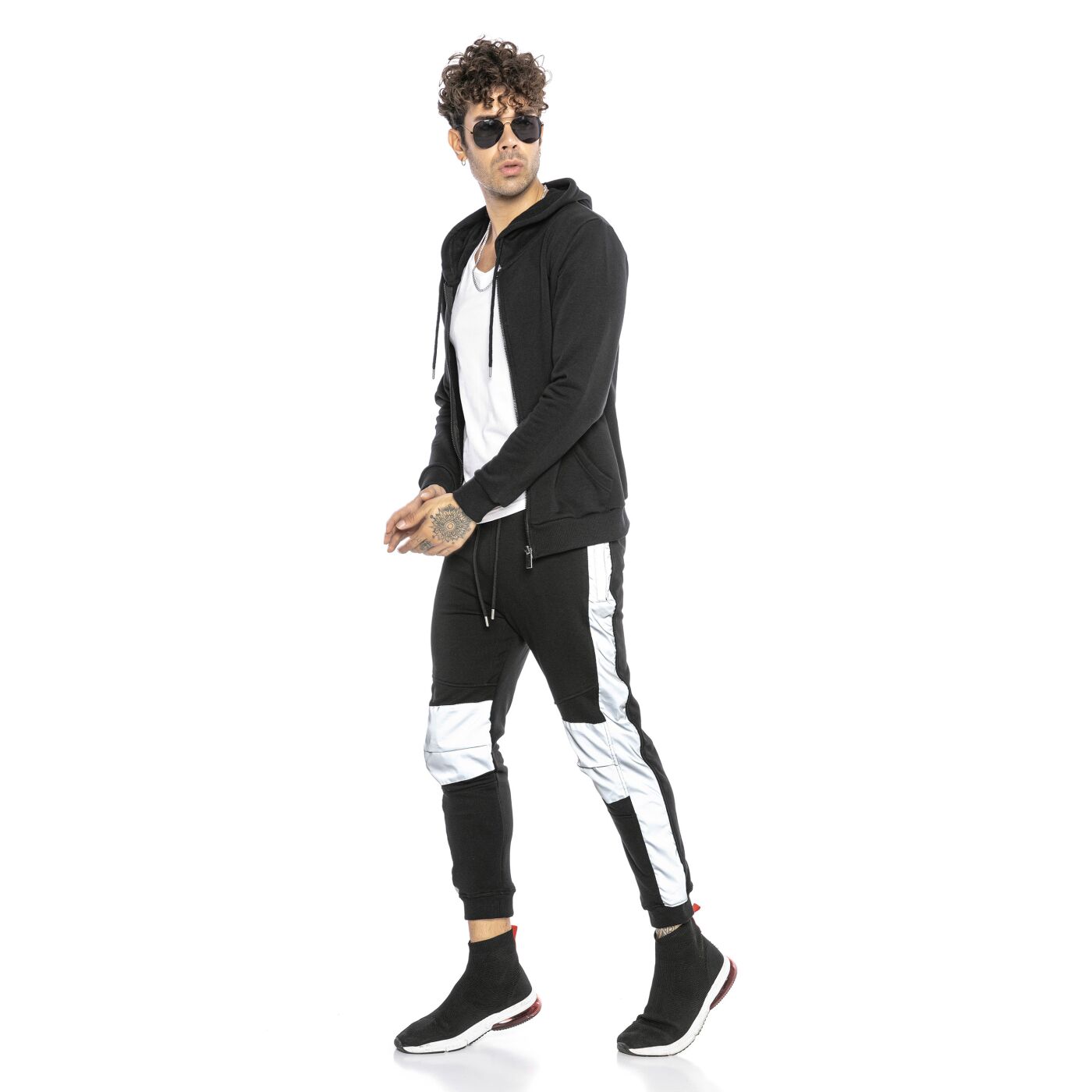 Redbridge Mens Sweat Shorts Regular Basic Jogger Relaxed Gym Fashion Plain Sweatpants