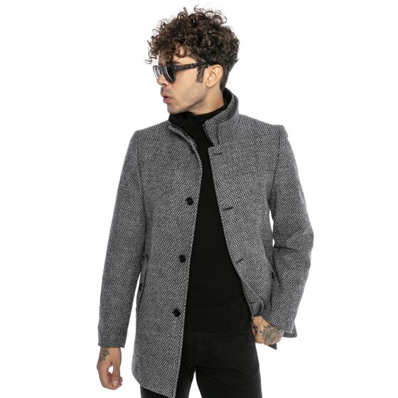 Red Bridge Mens Trench Coat Coat Jacket Transformable-Honeycomb