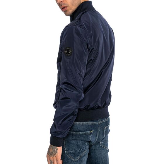 Red Bridge Herren Jacke Bomberjacke Stehkragen Brilliant-Night Navy L