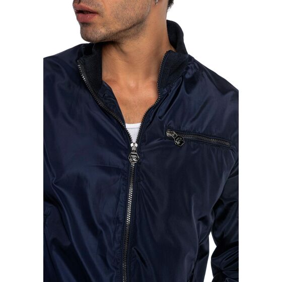 Red Bridge Herren Jacke Bomberjacke Stehkragen Brilliant-Night Navy L