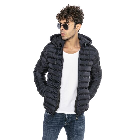 Red Bridge Mens Lightweight Bubble Quilted Jacket