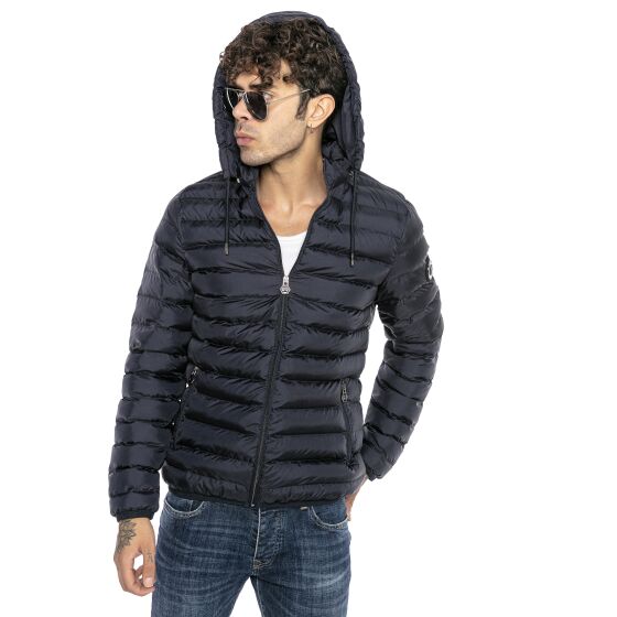 Red Bridge Mens Lightweight Bubble Quilted Jacket