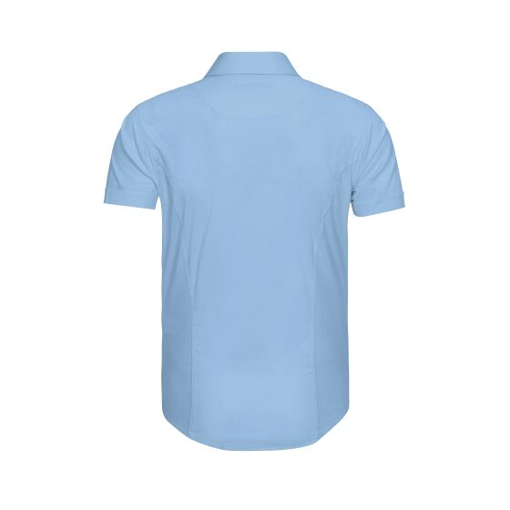 Red Bridge Mens Basic Design Slim Fit Short Sleeve Shirt Light Blue