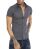 Red Bridge Mens Basic Design Slim Fit Short Sleeve Shirt Dark Blue