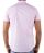 Red Bridge Mens basic design slim fit short-sleeved shirt pink