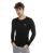 Red Bridge Mens Knit Jumper Jumper Slim-Fit Up and Down Black XXL