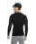 Red Bridge Mens Knit Jumper Jumper Slim-Fit Up and Down Black XXL