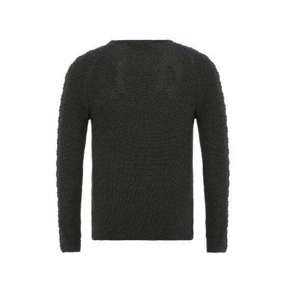 Red Bridge Mens Knit Jumper Jumper Slim-Fit Cross lines