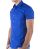 Red Bridge Herren Basic Design Slim Fit kurzarm Hemd Saxeblau M