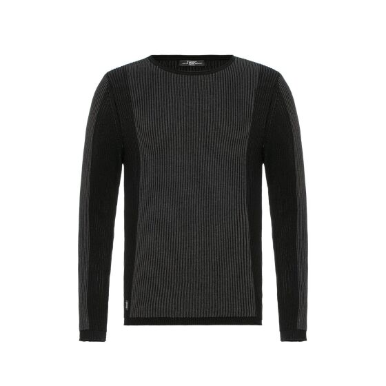 Red Bridge Mens Knit Jumper Jumper Slim-Fit Two-Tone Ribbed