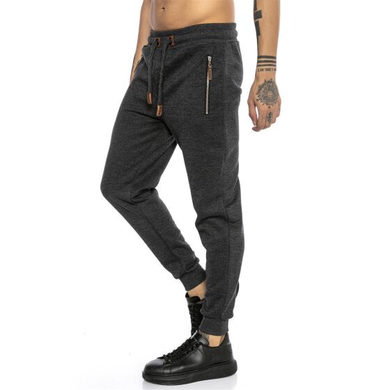 Red Bridge Herren Jogginghose Freizeit-Hose Sweat-Pants Royal Anthrazit M