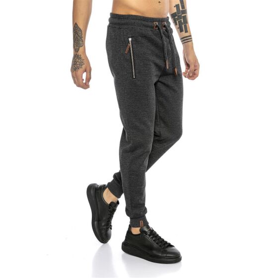 Red Bridge Herren Jogginghose Freizeit-Hose Sweat-Pants Royal Anthrazit M