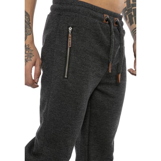 Red Bridge Herren Jogginghose Freizeit-Hose Sweat-Pants Royal Anthrazit M