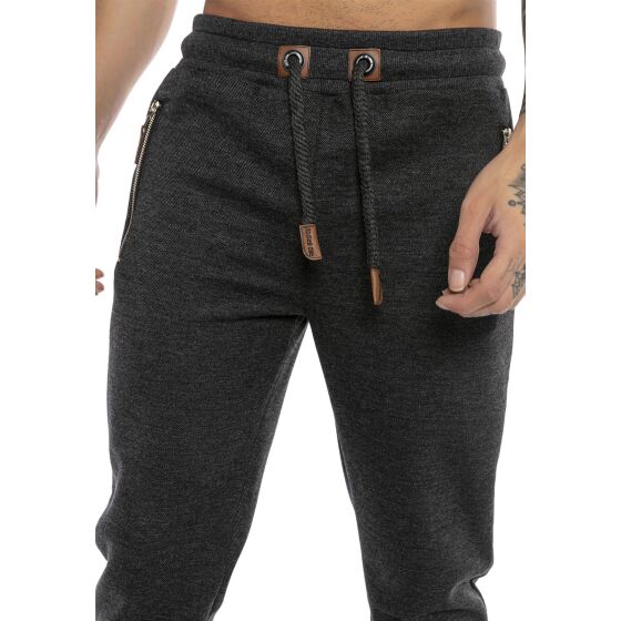 Red Bridge Herren Jogginghose Freizeit-Hose Sweat-Pants Royal Anthrazit M