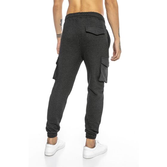 Red Bridge Herren Cargo Jogginghose Hose Sweat-Pants Premium Silver-Skull