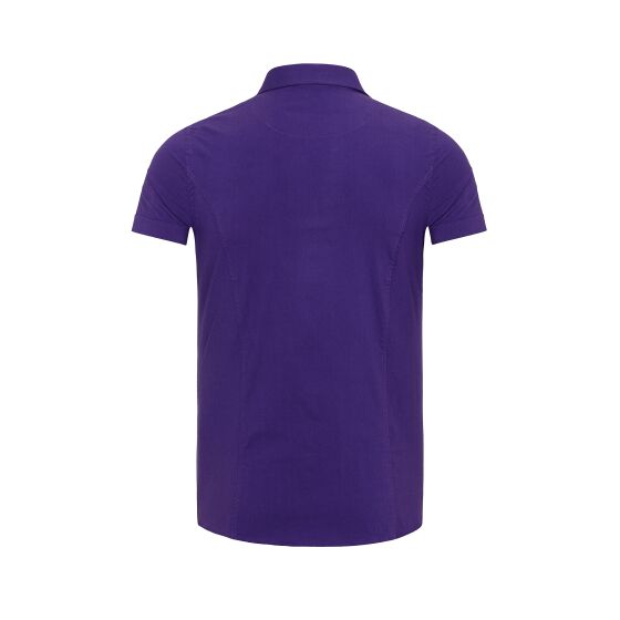 Red Bridge Mens Basic Design Slim Fit short-sleeved shirt purple