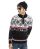 Red Bridge Mens knit sweater Norwegian sweater slim-fit stand-up collar Big Star