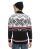 Red Bridge Mens knit sweater Norwegian sweater slim-fit stand-up collar Big Star