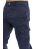 Stylische Jogger Jeans Cargo Hose Twill Navy Blau W38 L32