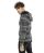 Red Bridge Mens cardigan with stand-up collar and hood Venom
