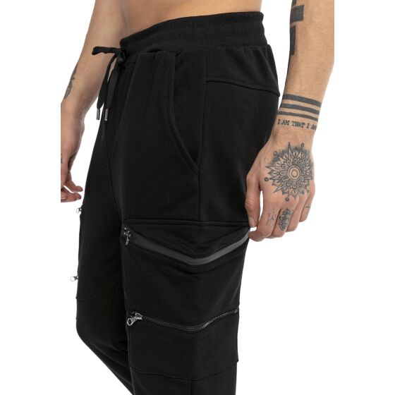 Red Bridge Mens jogging trousers, cargo leisure trousers, sweat pants, double zipper