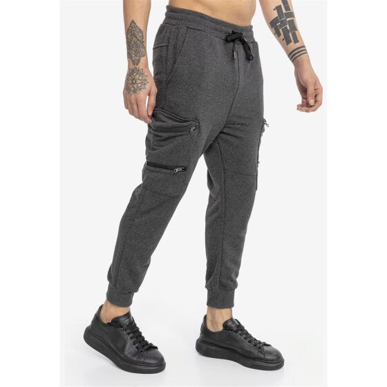 Red Bridge Mens jogging trousers, cargo leisure trousers, sweat pants, double zipper