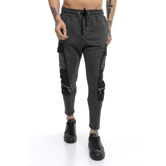 Red Bridge Mens jogging trousers, cargo, leisure trousers, sweat pants, material mix