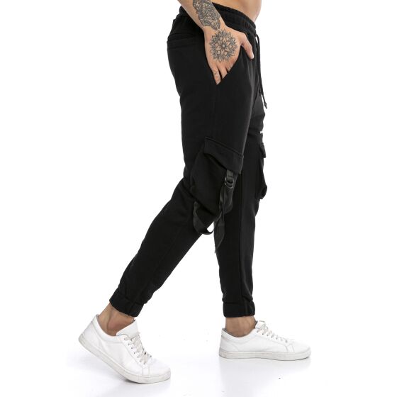 Red Bridge Mens Joggers Cargo Leisure Trousers Sweat-Pants Crazy Legs