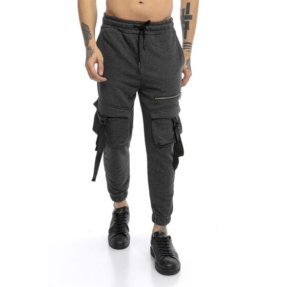 Red Bridge Mens Joggers Cargo Leisure Trousers Sweat-Pants Crazy Legs