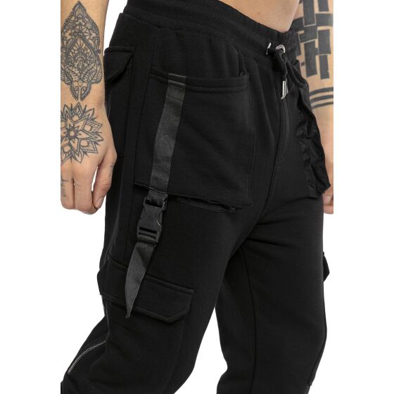 Red Bridge Herren Jogginghose Cargo Freizeit-Hose Sweat-Pants Connected