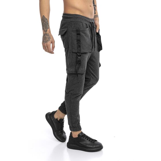 Red Bridge Herren Jogginghose Cargo Freizeit-Hose Sweat-Pants Connected