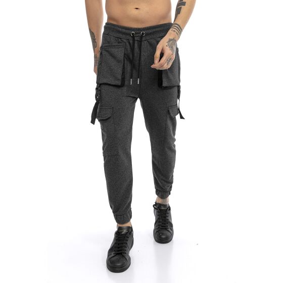 Red Bridge Herren Jogginghose Cargo Freizeit-Hose Sweat-Pants Connected