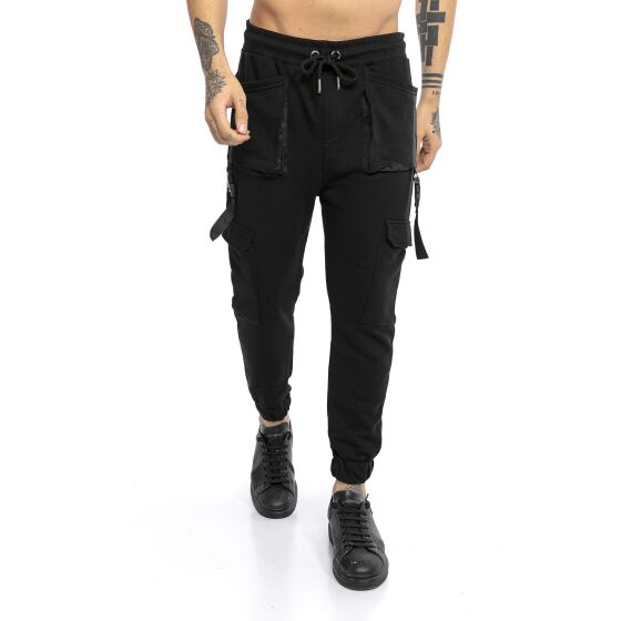 Red Bridge Herren Jogginghose Cargo Freizeit-Hose Sweat-Pants Connected