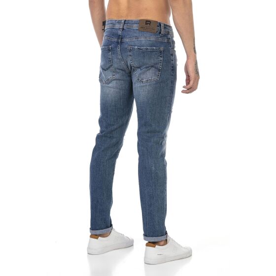 Red Bridge Mens Denim Pants Faded Destroyed