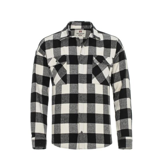 Red Bridge Mens Shirt Casual Plaid Shirts Modern Fit Long Sleeve Checked